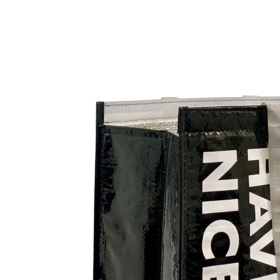 Laminated cooler bag insulated with logo – Black color