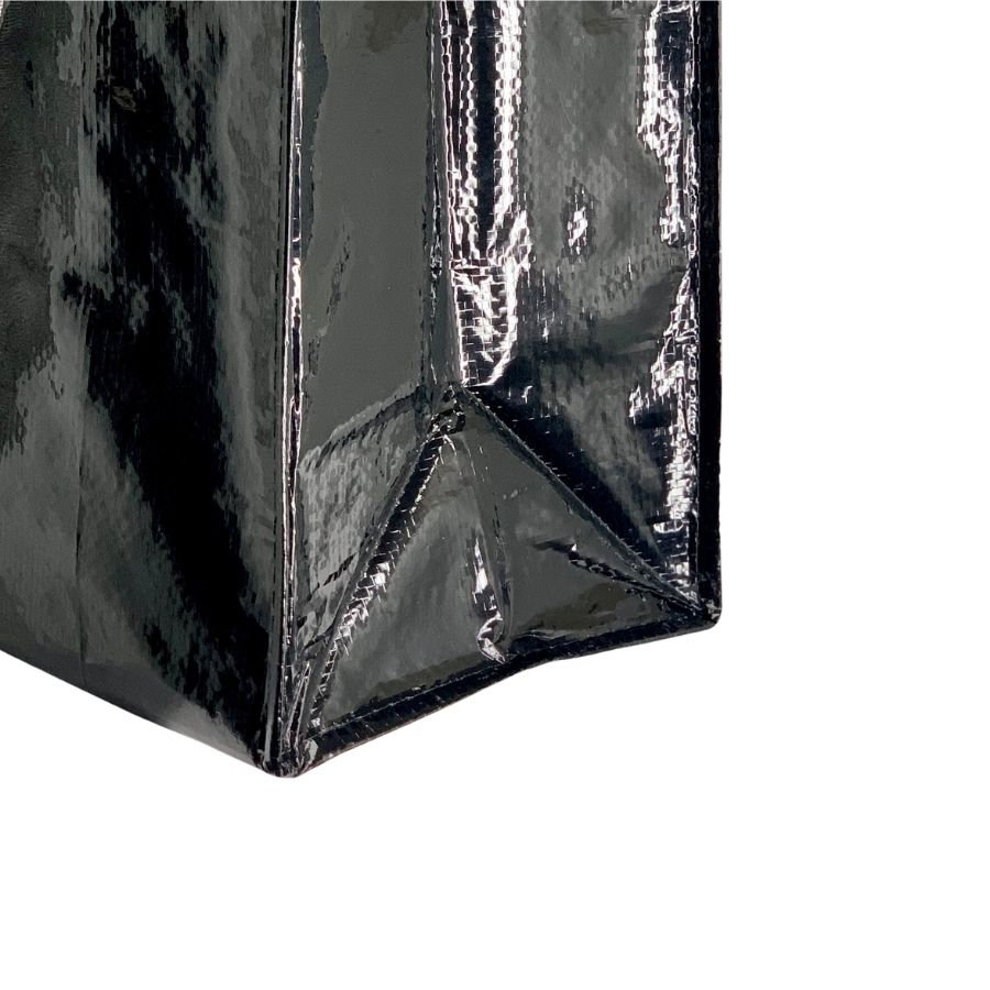 Laminated cooler bag insulated with logo – Black color