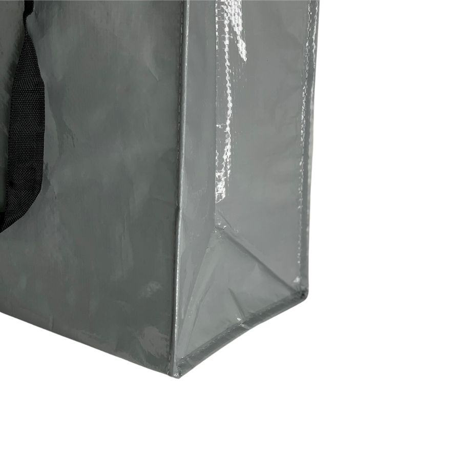 Laminated cooler bag insulated with logo – Gray color