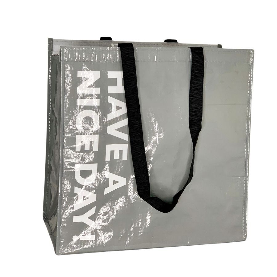 Laminated cooler bag insulated with logo – Gray color